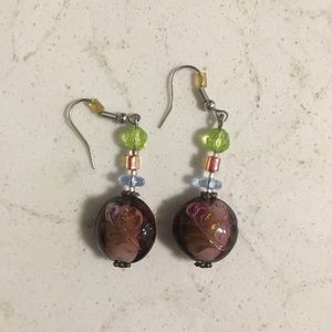 Glass Bead Earrings